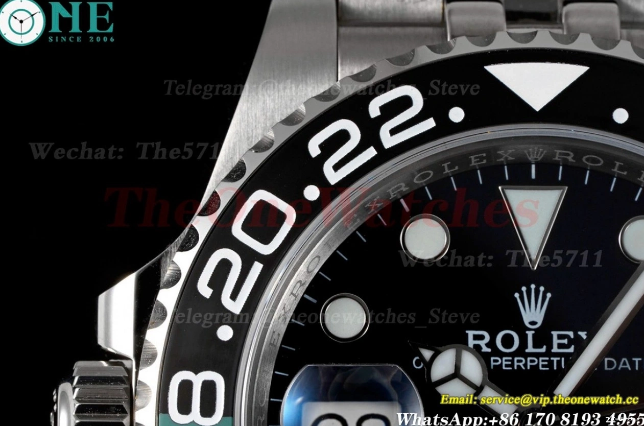 SS Master SS Jub Dial GMF 40mm Sprite VR3186 126720 Black II GMT 0423